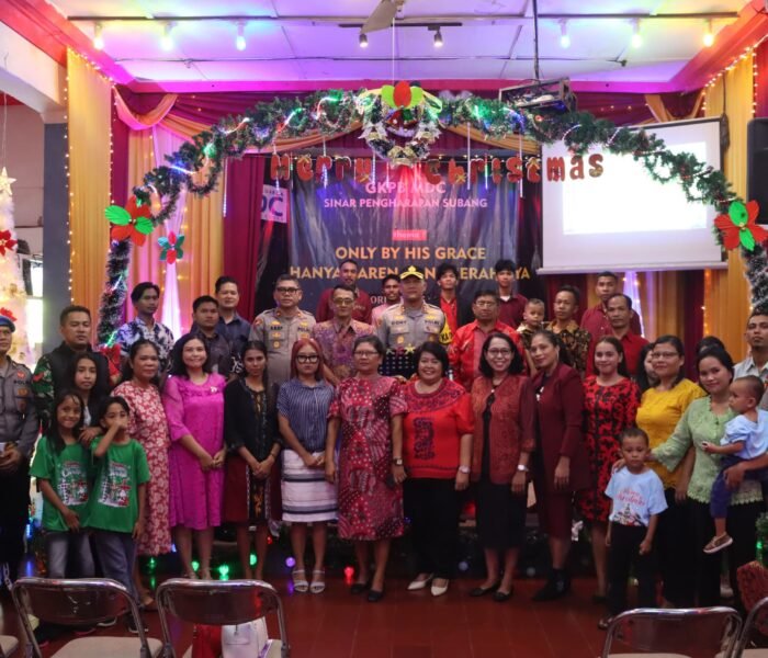 Pengamanan Ibadah Natal 2025 di Subang Berjalan Aman dan Kondusif, Polres Subang Siap Jaga Keamanan