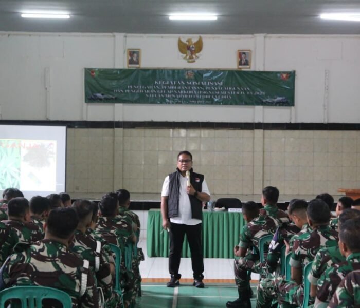 Perkuat Benteng Anti Narkoba, Polres Purwakarta dan Menarmed 1/Sthira Yudha Gelar Sosialisasi P4GN