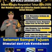 Terkait Pertukaran Tahun 2026, Kapolres Sawahlunto AKBP Simon Yana Putra Sampaikan Himbauan Kepada Masyarakat