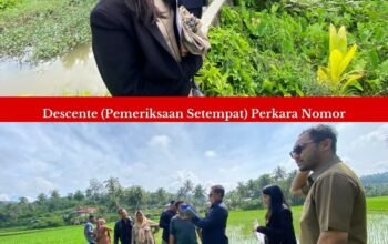 PN Batusangkar Laksanakan Descente di Jr. Lareh Nan Panjang Nagari Atar