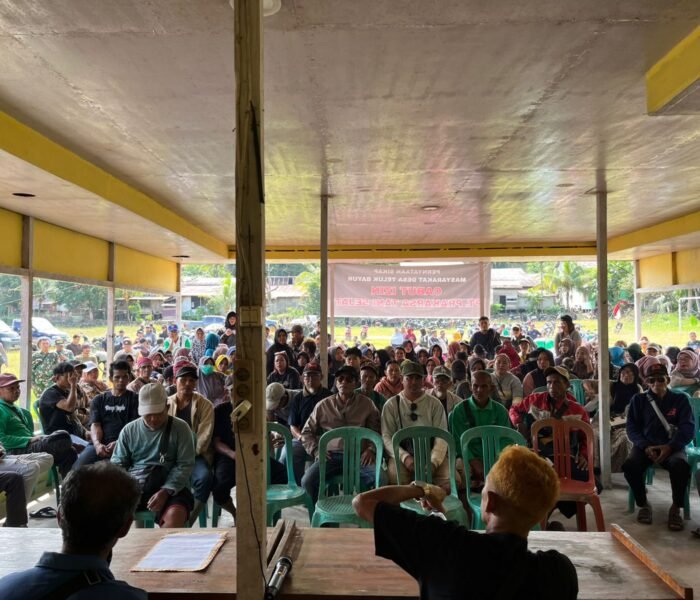 Lebih Dari Lima Ratus Masyarakat Desa Teluk Bayur Sampaikan Pernyataan Sikap, Minta Negara Cabut Izin PT. PTS