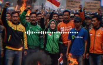 “SATU ASPAL, SATU SUARA: POTRET PERLAWANAN BERMARTABAT DRIVER OJEK ONLINE INDONESIA”