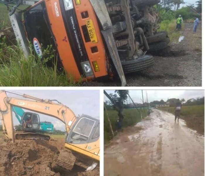 Insiden Kendaraan Proyek Terguling, IWO Indonesia Desak APH Hentikan Sementara Kegiatan Pengurugan di Desa Sukaasih