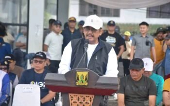 Bupati Sukabumi Pimpin Aksi Bersih Pantai Gadobangkong, Tegaskan Komitmen Pemeliharaan Fasilitas Publik