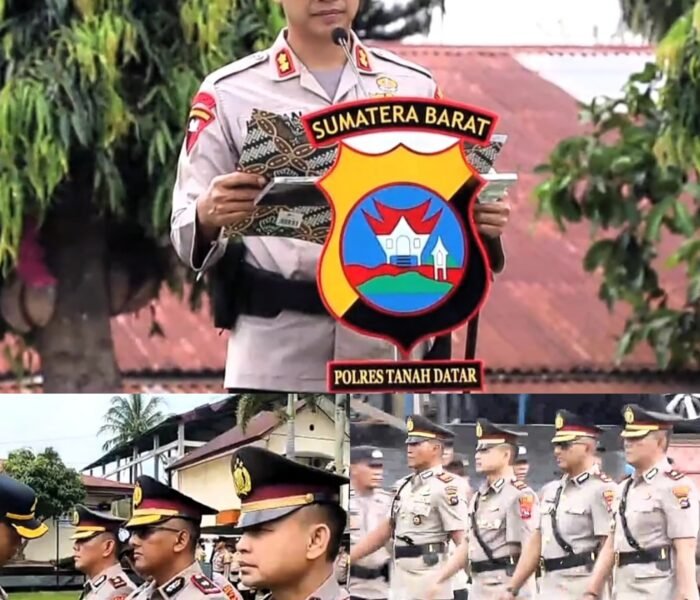 Segarkan Lini Kepemimpinan, Kapolres Tanah Datar Pimpin Sertijab Wakapolres dan Kapolsek Lima Kaum