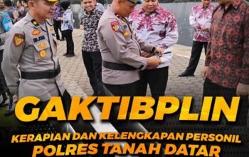 Tak Pandang Bulu, Polres Tanah Datar Gelar Operasi Gaktiplin: Surat-Surat hingga HP Personel Diperiksa Ketat