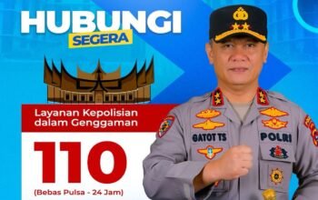 Butuh Bantuan Polisi? Hubungi 110! Kapolda Sumbar: Kami Siap Melayani 24 Jam
