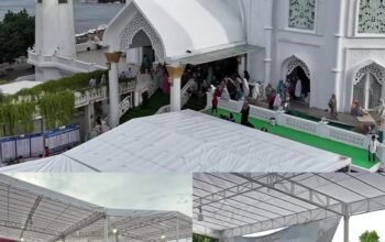 Perkuat Sinergi, Polda Sumbar Salurkan 17 Ton Beras dan 3.500 Paket Sembako di Masjid Al Hakim
