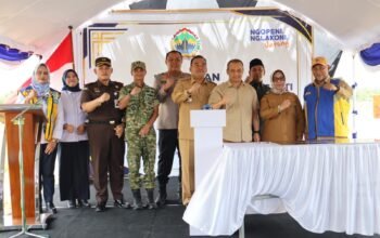Gubernur Jawa Tengah Resmikan Embung Karang Jati Blora, Akan Aliri 40 Hektare Sawah