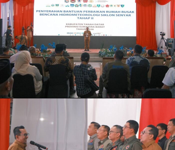 Pulihkan Hunian Pasca-Bencana, BNPB Kucurkan Rp2,8 Miliar untuk 126 KK di Tanah Datar