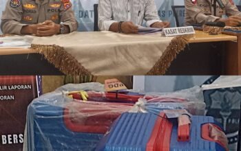 “Gali Lobang Tutup Lobang” Berakhir di Jeruji Besi: Polres Tanah Datar Bongkar 4 Kasus Besar!