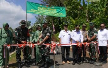 Apresiasi Pembangunan TMMD Ke- 127 Wabub H. Andreas SE., Kolaborasi TNI Dengan Masarakat Hasilnya Luar Biasa