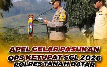 Wujudkan Mudik Ceria, Polres Tanah Datar Kedepankan Pengamanan Humanis di Operasi Ketupat 2026