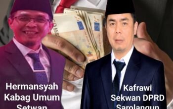 Bakal Segera Diperiksa APH, Bupati Sarolangun Didesak Segera Ganti Sekwan dan Kabag Umum DPRD Sarolangun