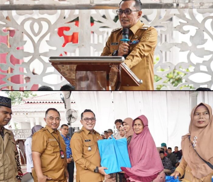 “Ramadan Penuh Berkah: Bupati Eka Putra Salurkan Bantuan Presiden Prabowo Untuk Korban Bencana Tanah Datar”