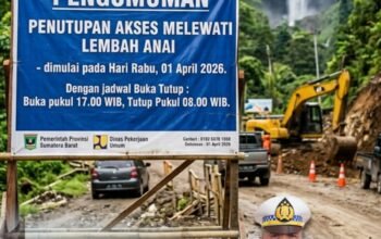 Mulai 1 April, Jalur Lembah Anai Diberlakukan Sistem Buka-Tutup Sore Hingga Pagi