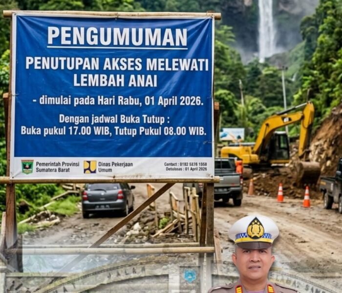 Mulai 1 April, Jalur Lembah Anai Diberlakukan Sistem Buka-Tutup Sore Hingga Pagi