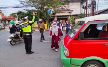 Polres Purwakarta Dukung keselamatan Anak Sekolah di Jalan Raya
