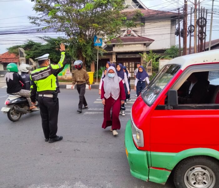 Polres Purwakarta Dukung keselamatan Anak Sekolah di Jalan Raya