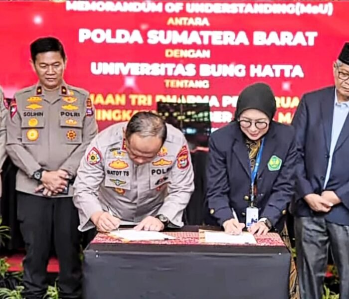 Sinergi Kuat! Polda Sumbar dan Universitas Bung Hatta Teken MoU Strategis untuk Masa Depan Pendidikan dan Keamanan