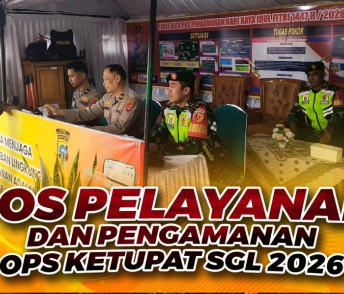 Siap Layani Pemudik, Intip Kesiapan Posko Ops Ketupat Singgalang Polres Tanah Datar