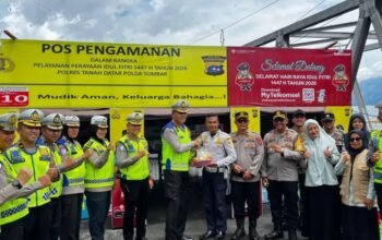 Pantau Kesiapan Jalur Mudik, Dirlantas Polda Sumbar Pastikan Pos Pam Ombilin Siap Layani Masyarakat