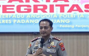 Sikat Praktik Curang, Polres Padang Panjang Teken Pakta Integritas Penerimaan Polri 2026