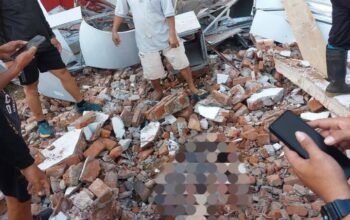 Gempa M7,6 di Sulawesi Utara: Satu Korban Jiwa, Gedung KONI Ambruk dan Rumah Ibadah Rusak