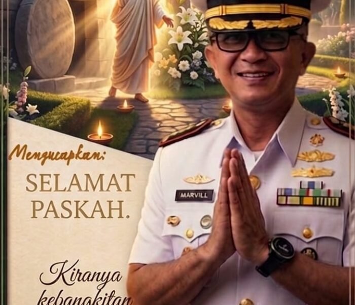 Peringati Paskah 2026, Dansatrol Lantamal VIII Bitung Ajak Masyarakat Pererat Tali Persaudaraan