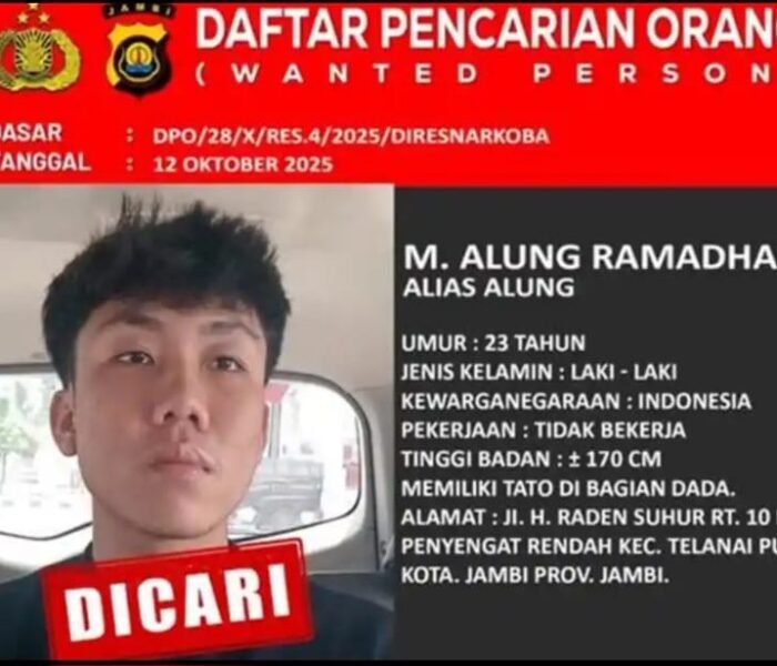 Tersangka Sabu 58 Kg Kabur, LP3 NKRI Minta Kapolri Copot Kapolda Jambi