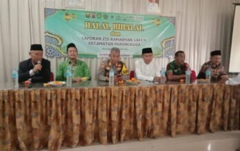 Camat Asep Sumantri Parungkuda Pasca Lebaran Gelar Halal Bihalal dan Laporkan Hasil ZIS Ramadhan 1447 H
