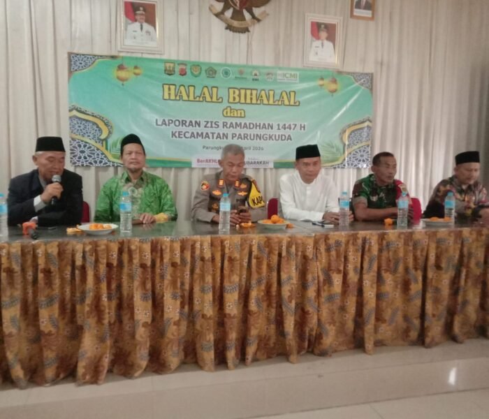 Camat Asep Sumantri Parungkuda Pasca Lebaran Gelar Halal Bihalal dan Laporkan Hasil ZIS Ramadhan 1447 H