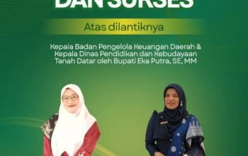 Srikandi Hebat Penggerak Perubahan: Bupati Eka Putra Lantik Dua Kepala Dinas Baru di Tanah Datar