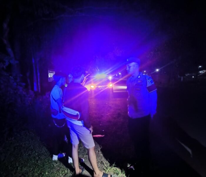 Polsek Plered Patroli ke Sejumlah Titi – Titik Rawan Aksi kriminal dan Premanisme