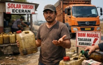 “Solar Subsidi ‘Dikadali’? Sopir Truk di Ketapang Keluhkan Harga Selangit dan Dugaan Pengurangan Takaran”