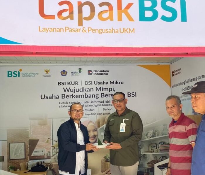Area Manager BSI Lampung Resmikan Lapak BSI Pasar Way Dadi Sukarame