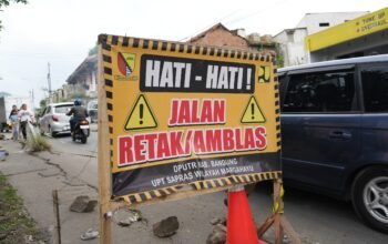 KDS Gerak Cepat, Perbaikan Jalan Amblas di Nanjung Mulai Dikerjakan Pekan Depan