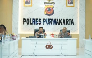 Polres Purwakarta Ikuti Launching Quick Wins Transformasi Polri TW II 2026, Tegaskan Layanan Transparan dan Profesional