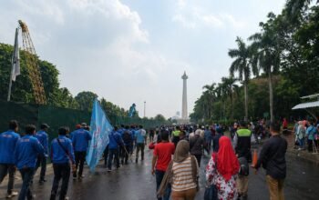May Day 2026 di Monas: Aksi Buruh Berbalut Pesta Rakyat