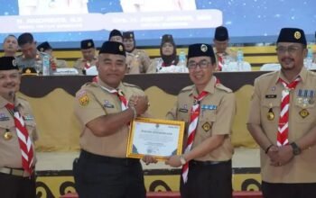 Rakercab Gerakan Pramuka Bupati Sukabumi, Drs. H. Asep Japar, M.M., Mengapresiasi Peran Aktip Pramuka Aksi Kemanusiaan