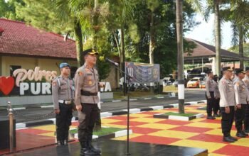 Pastikan Aksi Buruh Aman, Damai dan Aktivitas Warga Tetap Normal, Polres Purwakarta Gelar Apel Siaga May Day 2026