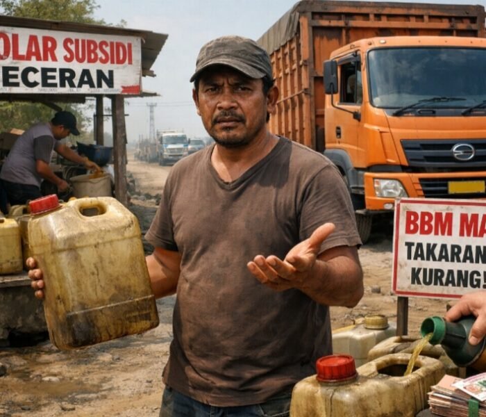 Solar Subsidi “Dikadali”? Harga Mencekik, Takaran Disunat—Sopir Truk Ketapang Jadi Korban