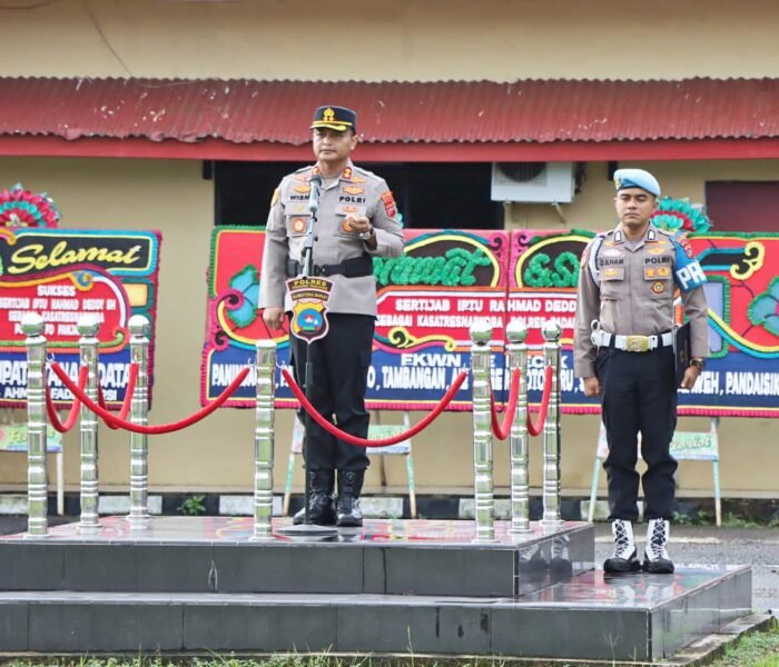 Kapolres Padang Panjang Pimpin Sertijab: AKBP Wisnu Hadi Tekankan Inovasi dan Pelayanan Prima
