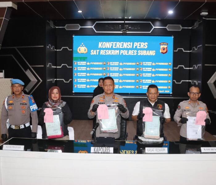 Polres Subang Ungkap Kasus Persetubuhan dan Pencabulan Terhadap Anak di Bawah Umur