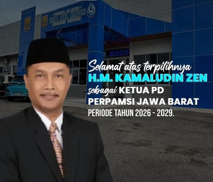 Dirut Perumda AM TJM Terpilih Pimpin Perpamsi Jabar 2026–2029, Dorong Layanan Air Lebih Berkualitas