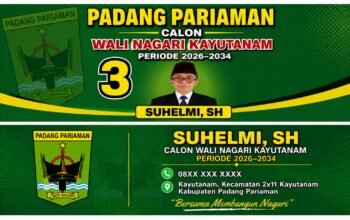 Suhelmi., S.H., Hadir Dengan Visi Besar: “Bersama Membangun Nagari, Saiyo Sakato”