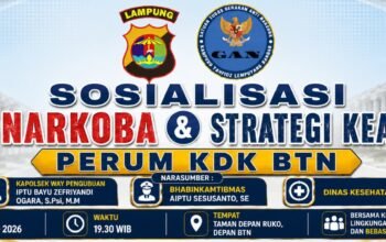 Warga BTN Lempuyang Bandar Gelar Sosialisasi Anti Narkoba dan Strategi Keamanan Lingkungan