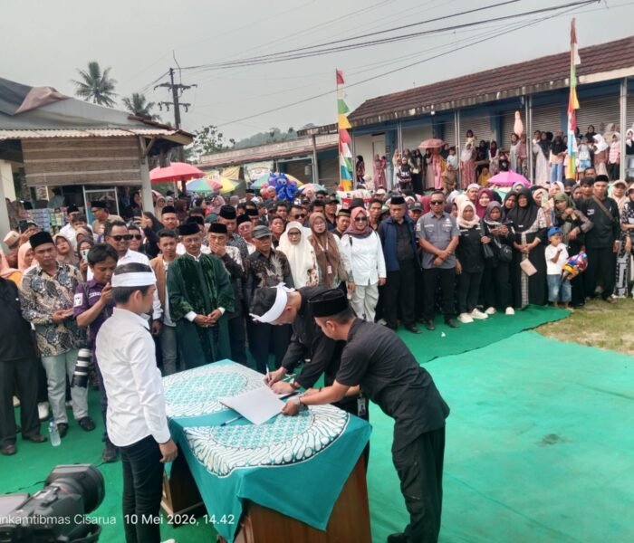 Hadiri Pelantikan Kades PAW, Kapolsek Plered Sampaikan Hal Ini