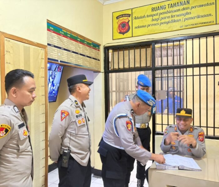 Sat Tahti Polres Purwakarta Tetap Siaga Saat Libur Panjang, Pastikan Kondisi Tahanan Aman dan Terkendali