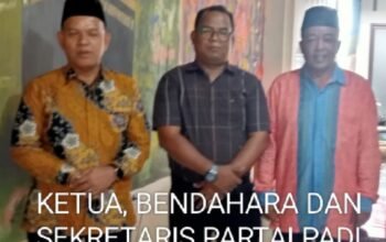 Ketua DPD PADI Kota Pariaman Gelar Rapat Koordinasi Pengurus DPC Se-Kota Pariaman